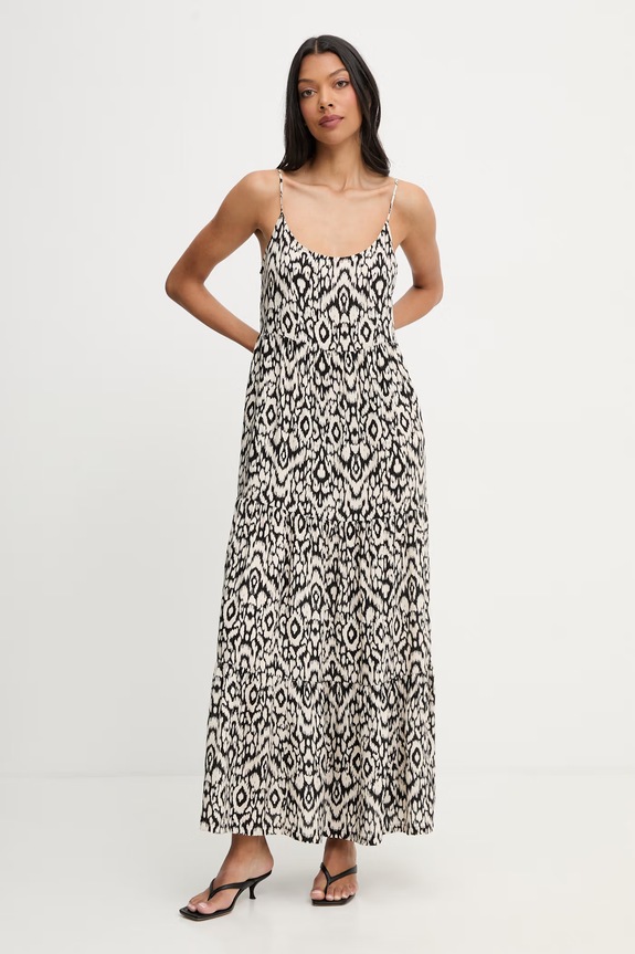 women'secret rochie de vară din vâscoză bej 4923672