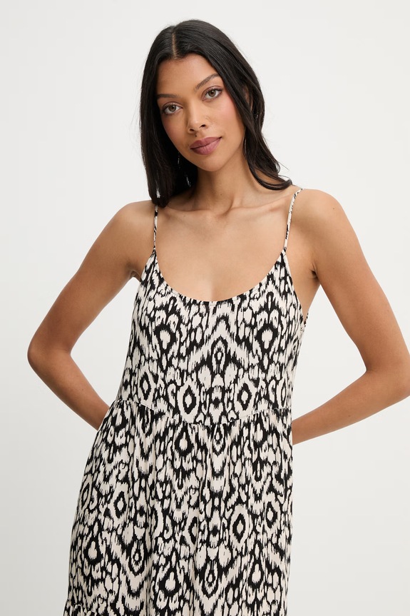women'secret rochie de vară din vâscoză bej 4923672