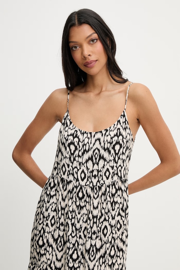 women'secret rochie de vară din vâscoză bej 4923672