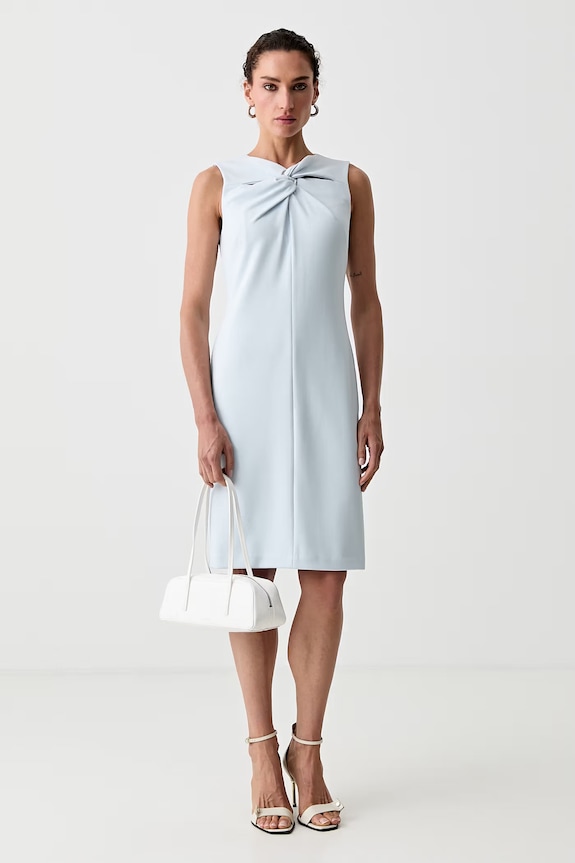 Calvin Klein letné šaty LV044G004G modrá AW26