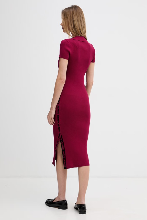 Odjeća DKNY bodycon haljina DJ6R0542 bordo