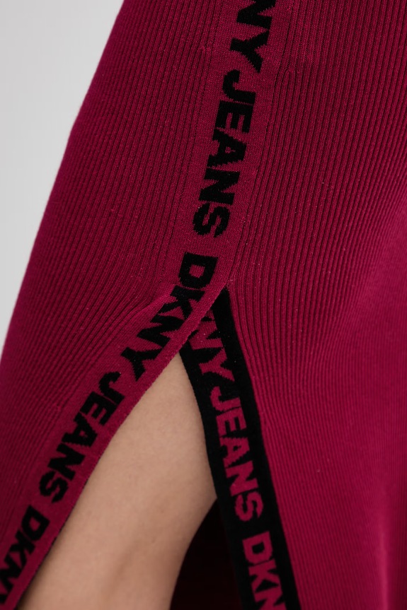 DKNY bodycon haljina DJ6R0542 bordo