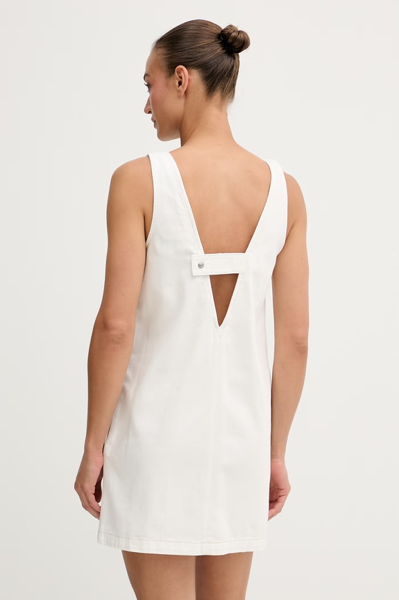 Odjeća Calvin Klein Jeans haljina traper LV047G729G bijela