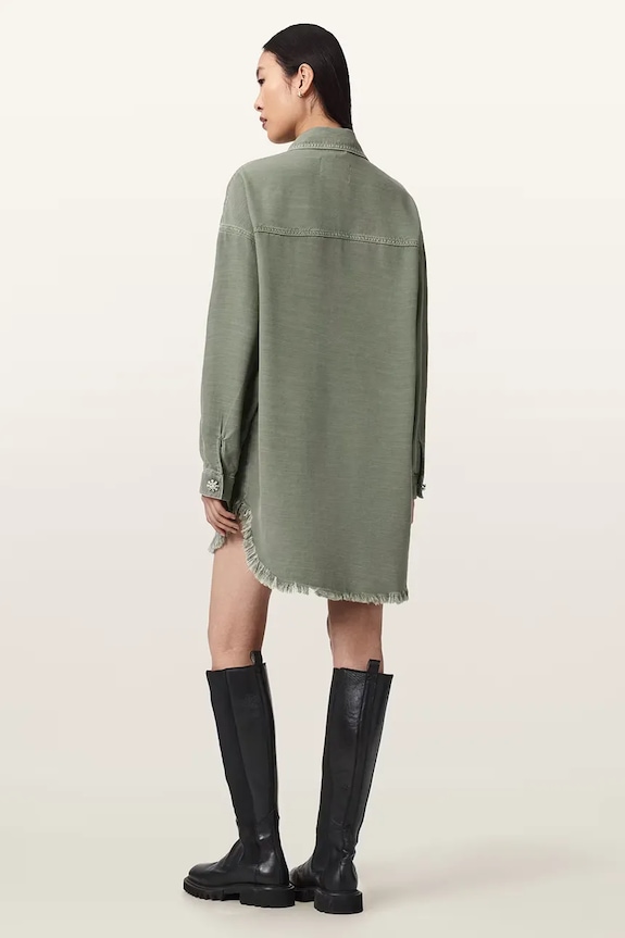 AllSaints σεμιζιέ με lyocell HETTIE W198DE πράσινο AW26