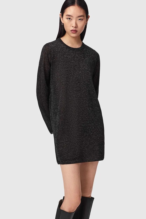AllSaints sukienka z wiskozą TILLII W176DE