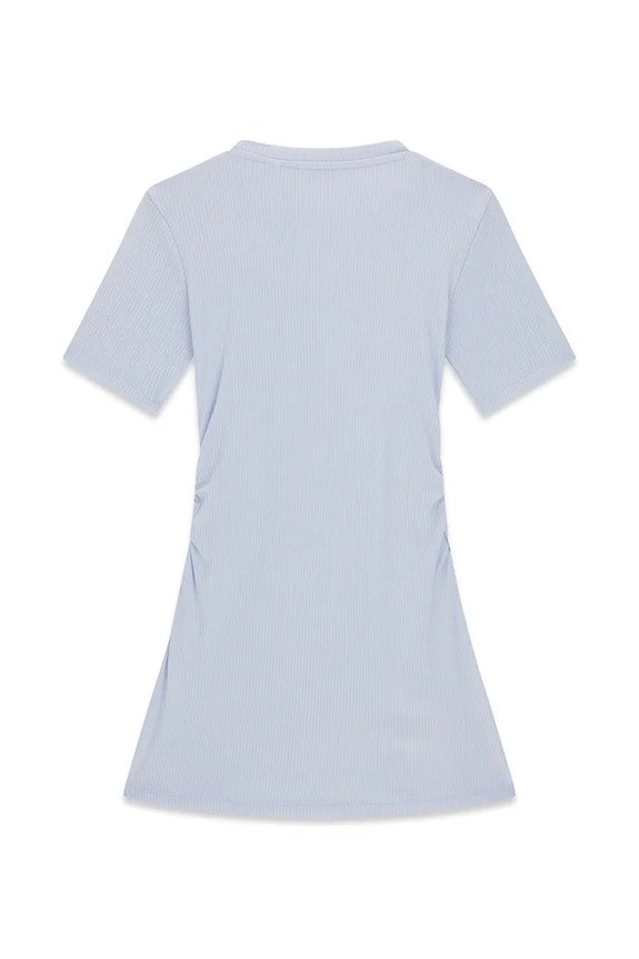 Guess priliehavé šaty s viskózou J6YK22.K5179.9BY2 modrá AW26