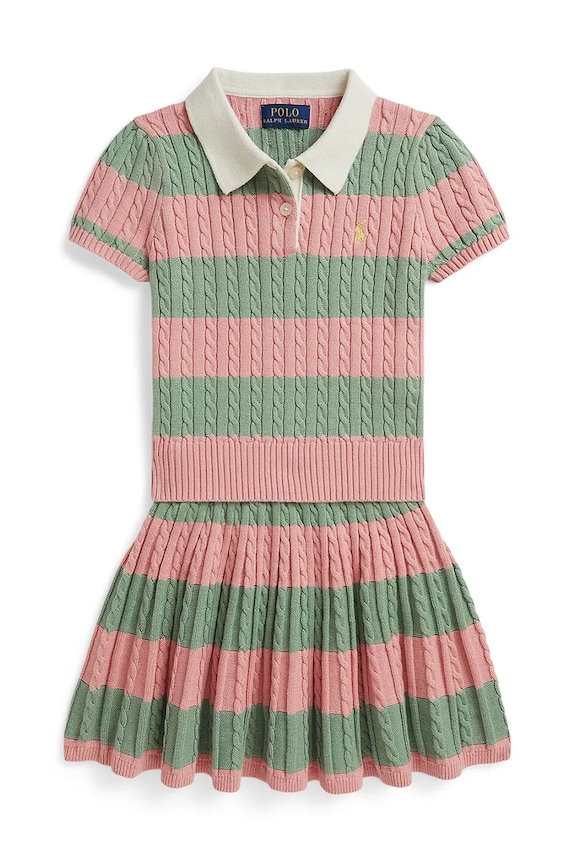 Polo Ralph Lauren πουλόβερ βαμβακερό ροζ 312B17824001