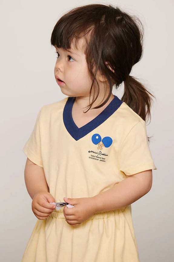 Mini Rodini sukienka bawełniana Table tennis 26650115