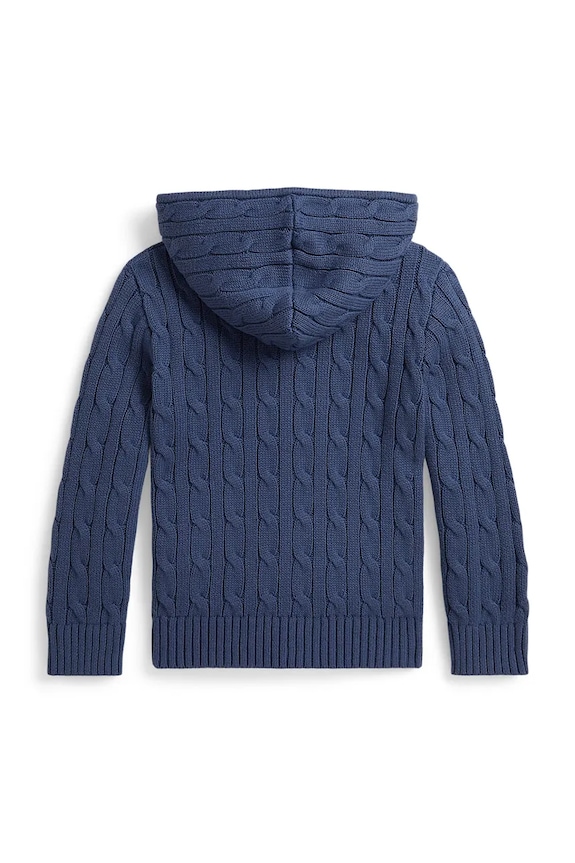 Polo Ralph Lauren кардиган для детей из хлопка 322951123506 тёмно-синий AW26