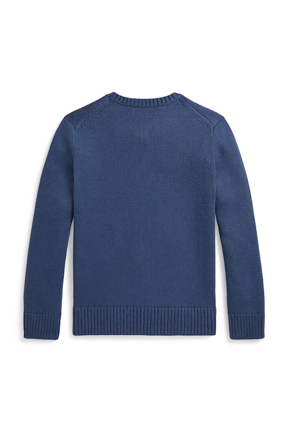 Polo Ralph Lauren sweter dziecięcy bawełniany 323B18571001 niebieski AW26