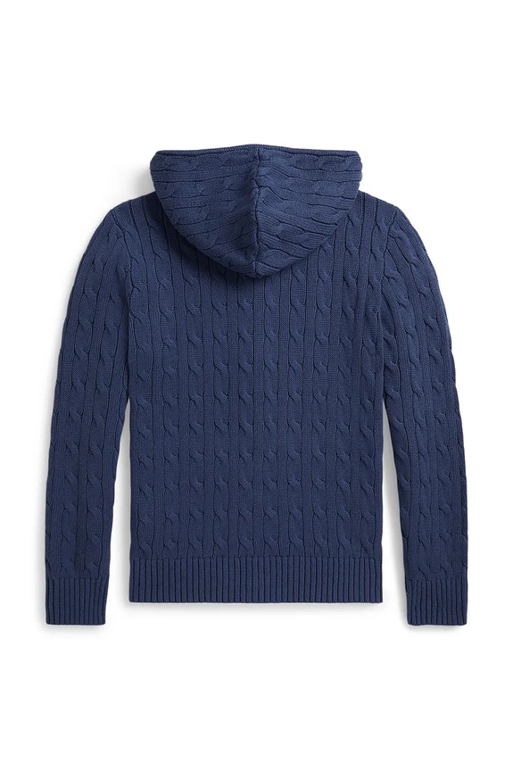 Polo Ralph Lauren kardigan otroški bombažen 323951123505 mornarsko modra AW26