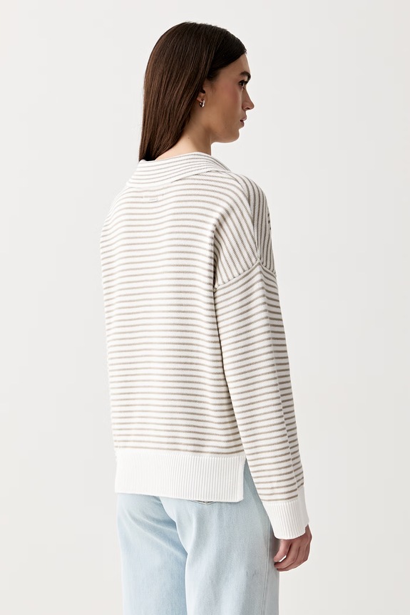 Odzież Barbour sweter damski bawełniany Aylesby LKN1778 beżowy