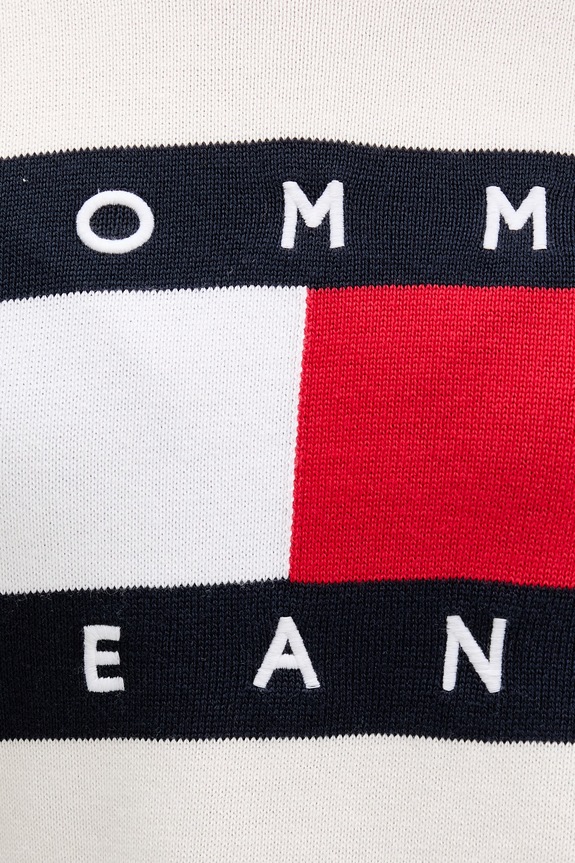 Tommy Jeans svetr dámský bavlněný DW0DW22930 béžová