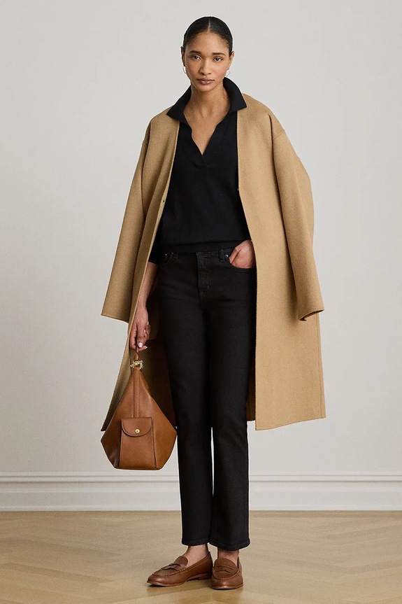 Lauren Ralph Lauren sweter damski z bawełną 200P14056 czarny
