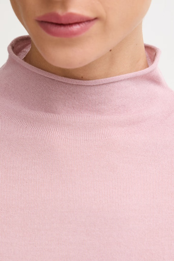 Marc O'Polo longsleeve damski wełniany 5000014421 różowy