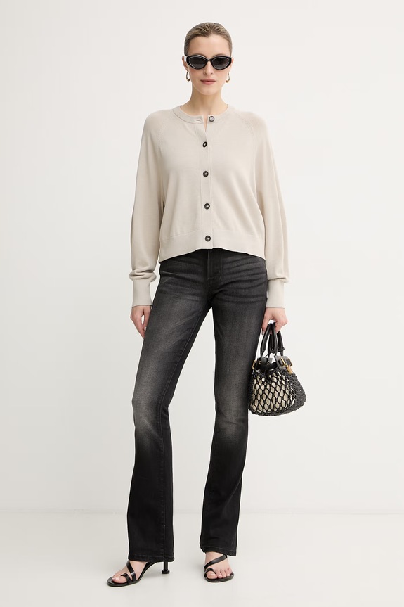 Marc O'Polo kardigan damski 5000014406 beżowy AW26