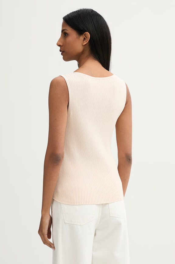 Calvin Klein kardigan za žene od pamuka LV044G303G bež