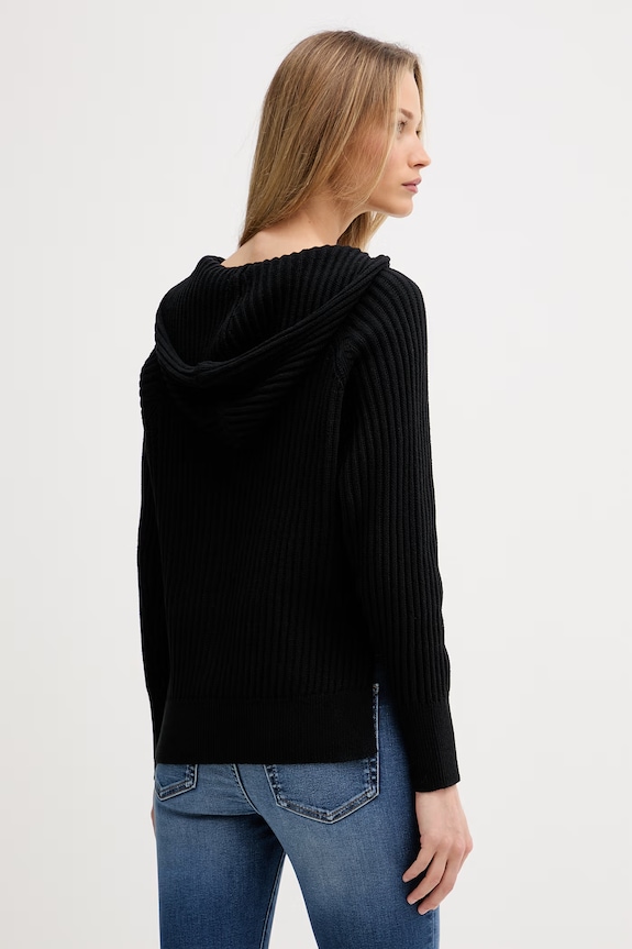 Odzież DKNY sweter damski bawełniany DJ6R0174 czarny
