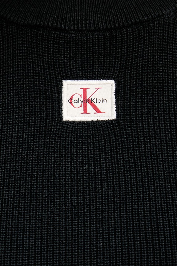 Calvin Klein Jeans sveter dámsky bavlnený LV047G309G čierna