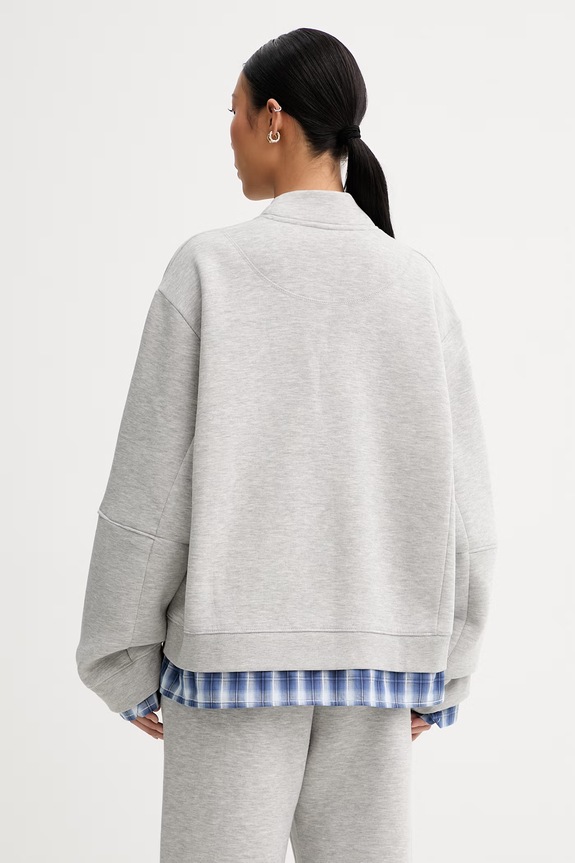 Odzież MUNTHE bluza damska z bawełną NASH 262110126263 szary
