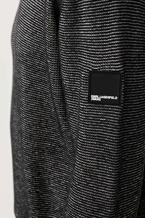 Karl Lagerfeld Jeans sweter męski bawełniany B3M18002 czarny