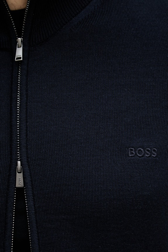 BOSS vesta za muškarce od vune H-Balonso-L 50571915 mornarsko plava
