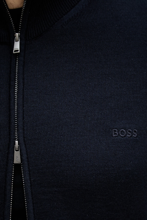 BOSS vesta za muškarce od vune H-Balonso-L 50571915 mornarsko plava