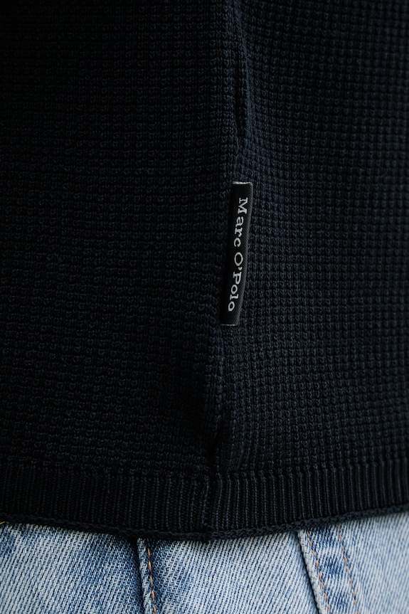 Marc O'Polo sweter męski bawełniany 5000014217 granatowy