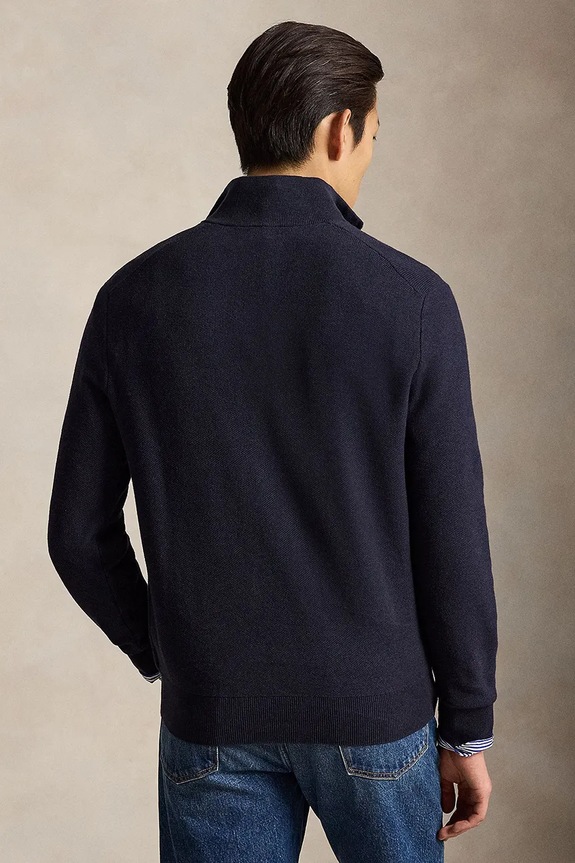 Polo Ralph Lauren светр чоловічий бавовняний 710B18060 темно-синій AW26