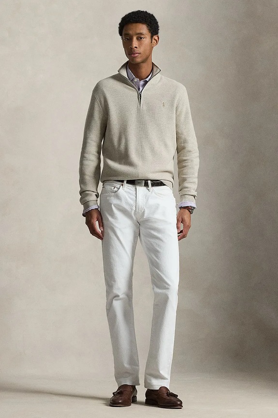 Одяг Polo Ralph Lauren светр чоловічий бавовняний 710B18060 зелений
