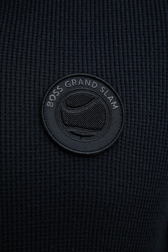 BOSS Green kardigan za muškarce s viskozom KN_Union FZ 50564341 mornarsko plava