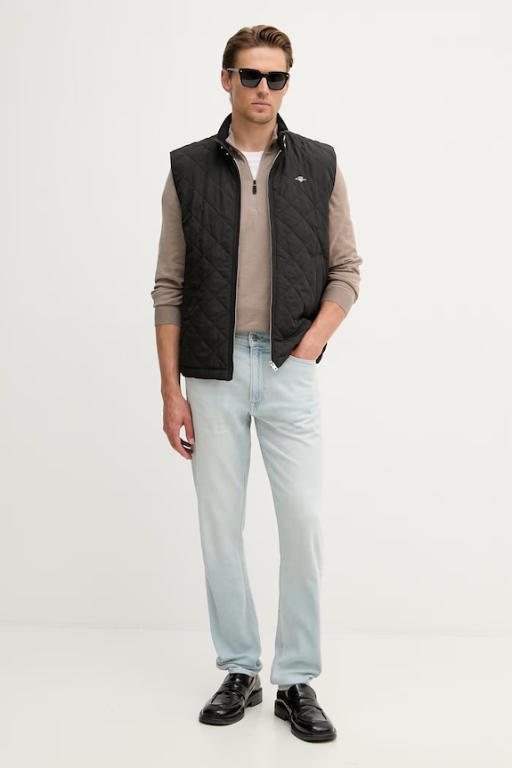 BOSS Green светр чоловічий з бавовною KN_Momentum-Lite MZ 50558352 коричневий AW26