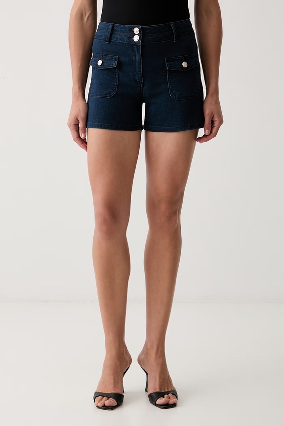 Morgan szorty damskie jeansowe SHOLEN granatowy 252.SHOLEN