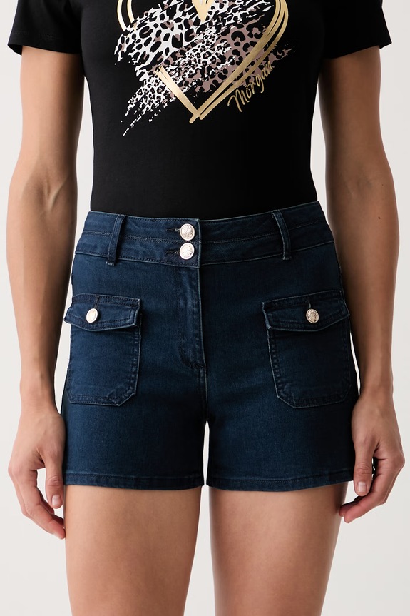 Morgan szorty damskie jeansowe SHOLEN granatowy 252.SHOLEN