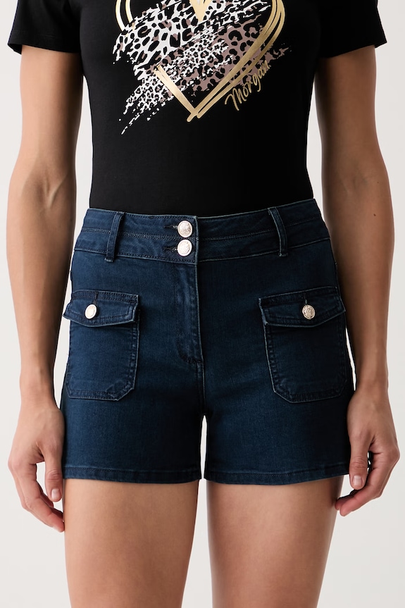 Morgan szorty damskie jeansowe SHOLEN granatowy 252.SHOLEN