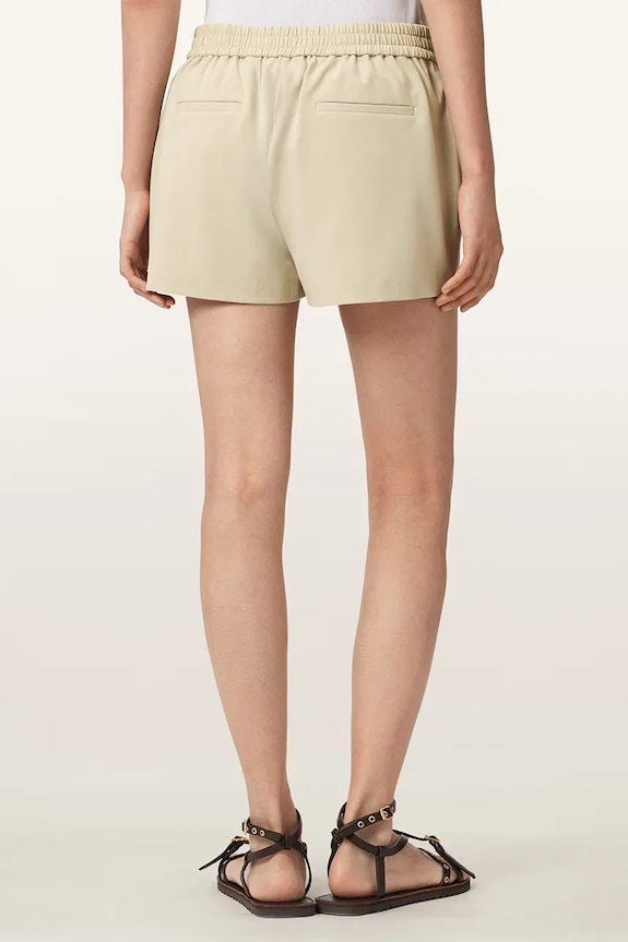AllSaints teplákové šortky dámské ALEIDA WT038W béžová AW26