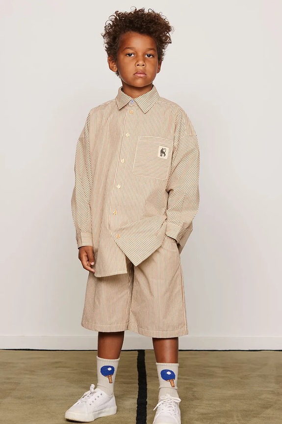 Mini Rodini σορτς παιδικά βαμβακερά Poplin 26630102