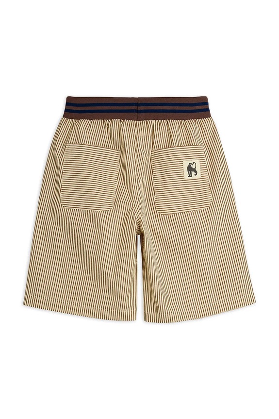 Αγορίστικα Mini Rodini σορτς παιδικά βαμβακερά Poplin 26630102 μπεζ