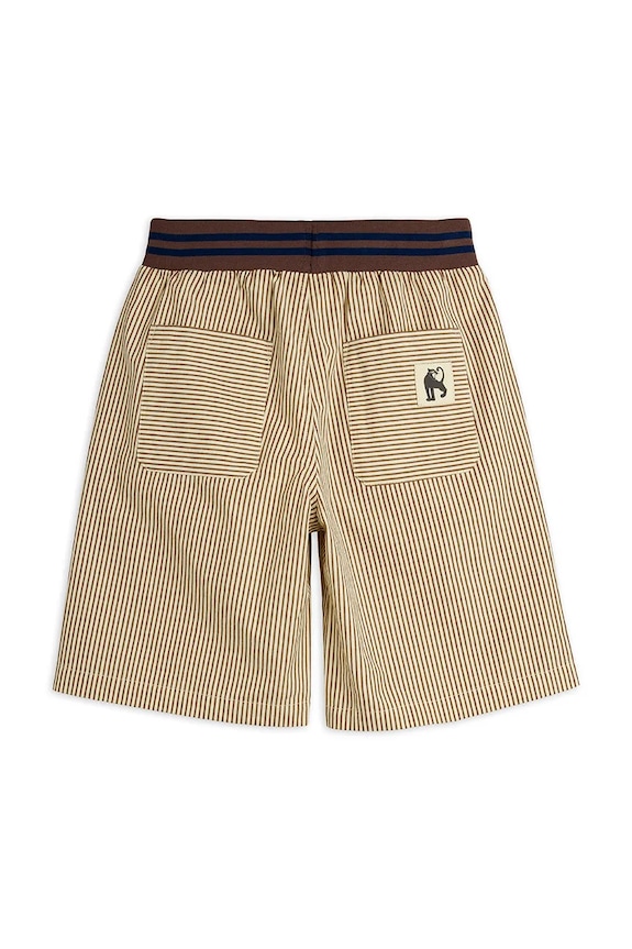 Αγορίστικα Mini Rodini σορτς παιδικά βαμβακερά Poplin 26630102 μπεζ