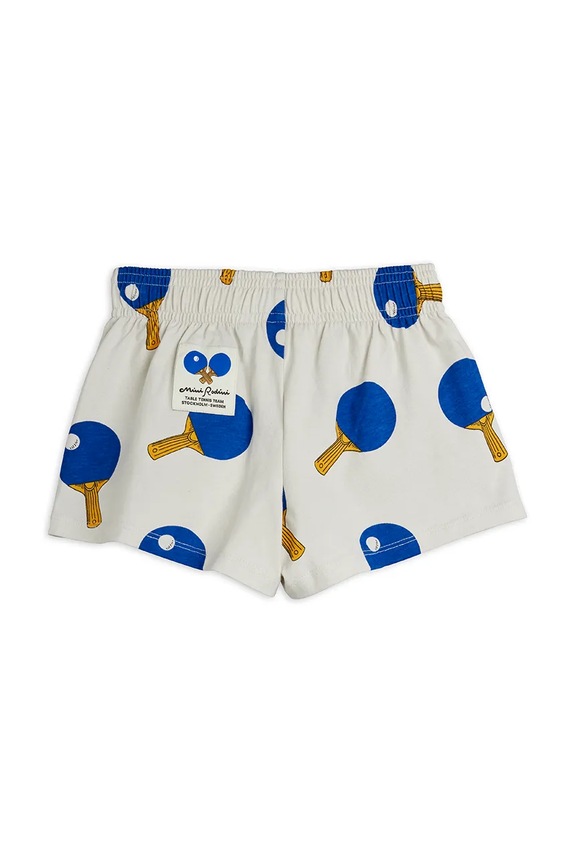 Mini Rodini szorty dresowe dziecięce bawełniane Table tennis 26630119 szary AW26