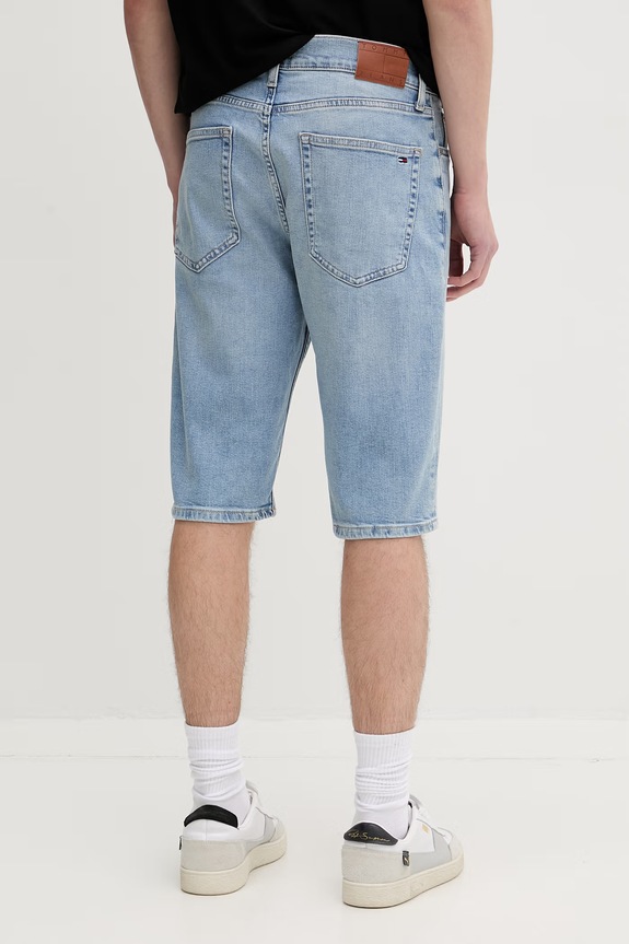 Ρούχα Tommy Jeans σορτς Ανδρικά ντένιμ DM0DM23659 μπλε