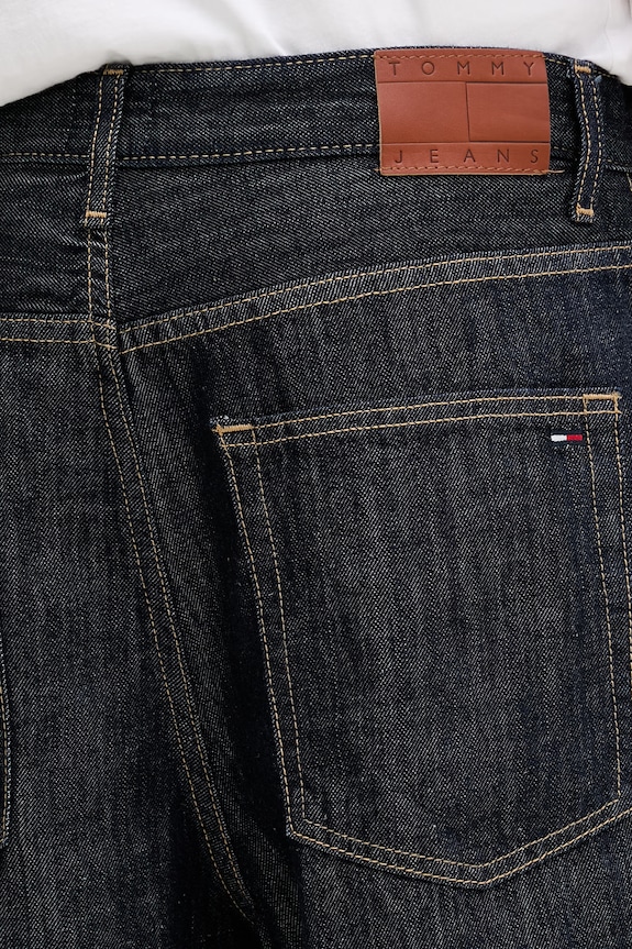 Tommy Jeans šortky pánské džínové námořnická modř DM0DM23315