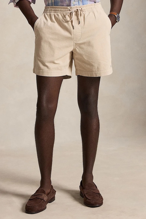 Polo Ralph Lauren kratke hlače moške bombažne bež 710B19632