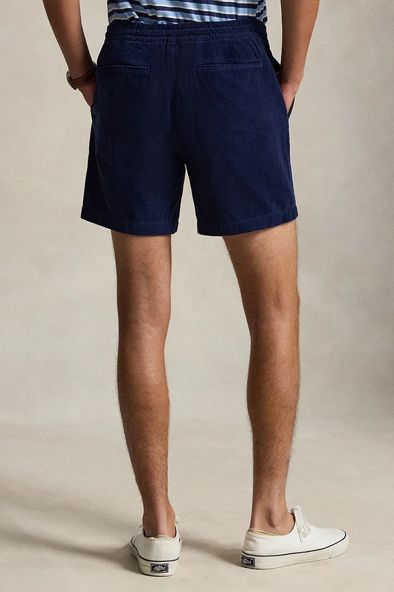 Polo Ralph Lauren kratke hlače moške bombažne 710B19632 mornarsko modra AW26