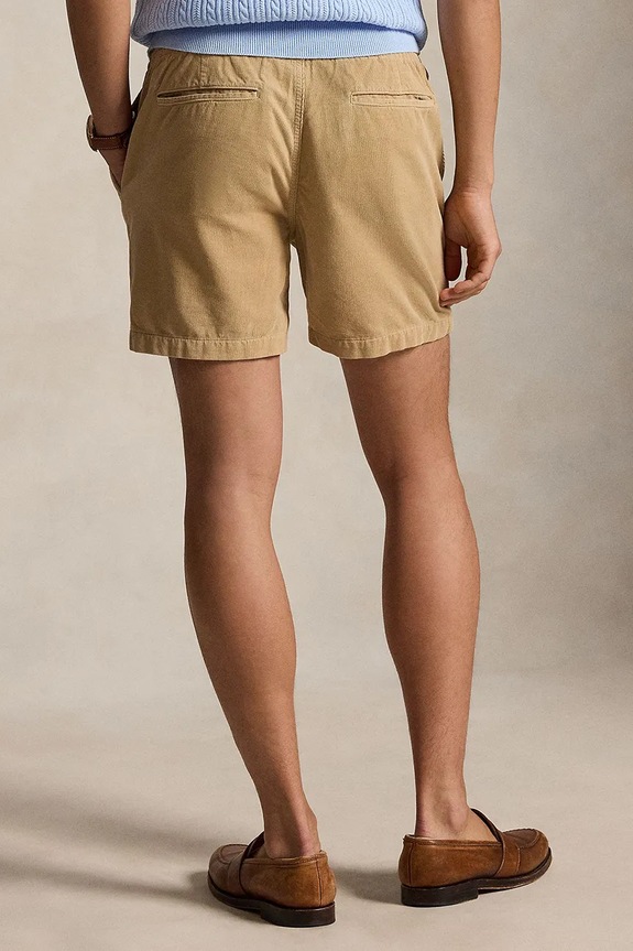 Polo Ralph Lauren pantaloni scurți pentru bărbați, din bumbac 710B19632 bej AW26