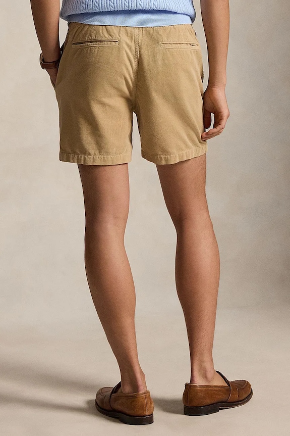 Polo Ralph Lauren pantaloni scurți pentru bărbați, din bumbac 710B19632 bej AW26
