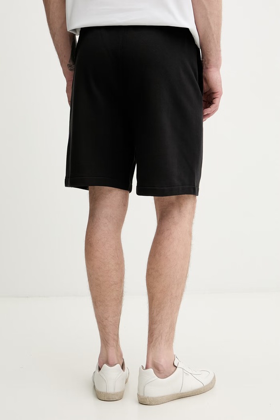 Odzież Calvin Klein Jeans szorty dresowe męskie bawełniane LV04RG209G czarny