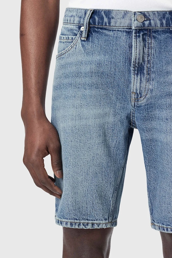 AllSaints szorty męskie jeansowe SWITCH niebieski M094TE