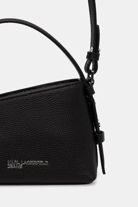 Akcesoria Karl Lagerfeld Jeans torebka crossbody damska skórzana B3W30291 czarny