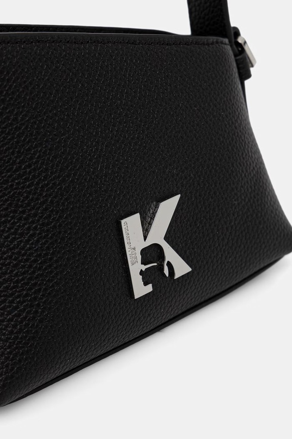 Karl Lagerfeld Jeans torebka crossbody damska skórzana czarny B3W30291